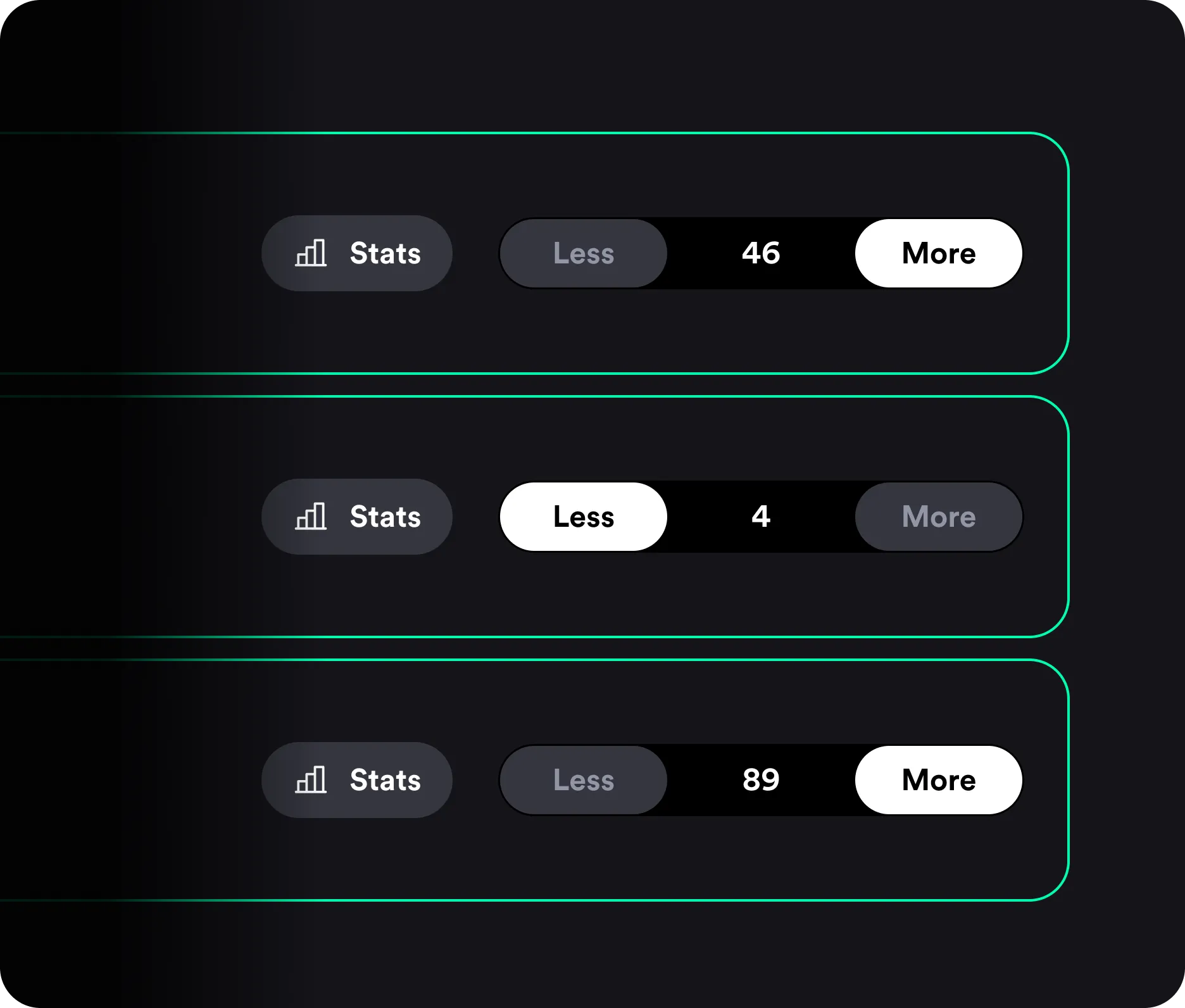 Select More or Less